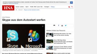 
                            8. Skype aus dem Autostart werfen | Netzwelt - Hna