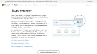 
                            2. Skype extension | Share websites from your browser | Skype