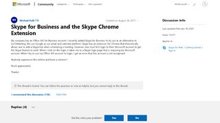 
                            11. Skype for Business and the Skype Chrome Extension - Microsoft ...