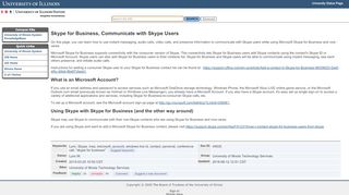 
                            9. Skype for Business, Communicate with Skype Users