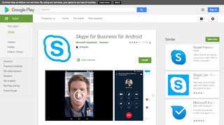 
                            13. Skype for Business for Android – Apps bei Google Play