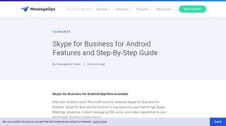 
                            8. Skype for Business for Android Features and Step-By-Step Guide ...