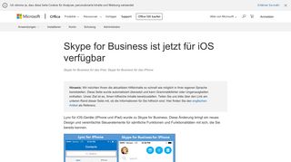 
                            4. Skype for Business ist jetzt für iOS verfügbar - Office Support - Office 365