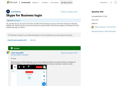 
                            11. Skype for Business login - Microsoft Community