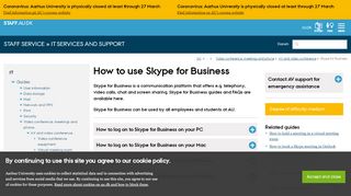 
                            12. Skype for business - Medarbejdere