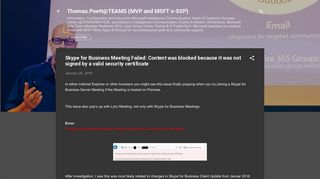 
                            7. Skype for Business Meeting Failed: Content was blocked because it ...