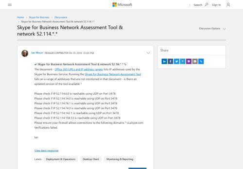 
                            1. Skype for Business Network Assessment Tool & network 52.114 ...