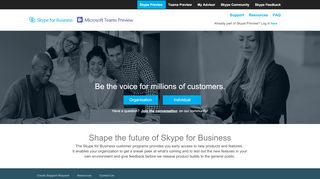 
                            6. Skype for Business Preview