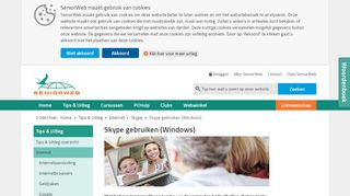 
                            8. Skype gebruiken (Windows) | SeniorWeb