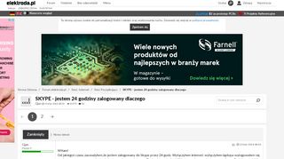 
                            5. SKYPE - jestem 24 godziny zalogowany dlaczego - elektroda.pl