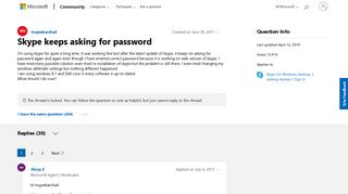 
                            1. Skype keeps asking for password - Microsoft Community
