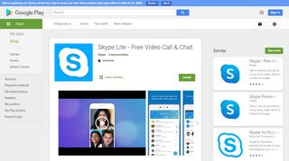 
                            9. Skype Lite - Free Video Call & Chat – Applications sur Google Play