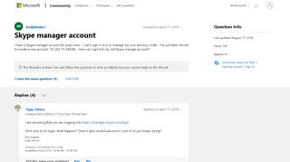 
                            8. Skype manager account - Microsoft Community