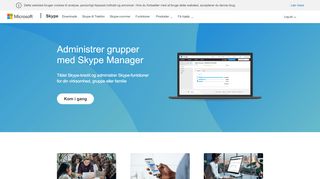 
                            1. Skype Manager | Tildel personer kredit og abonnementer