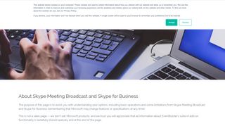
                            8. Skype Meeting Broadcast? - EventBuilder