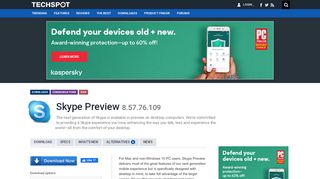 
                            12. Skype Preview 8.40.76.71 Download - TechSpot