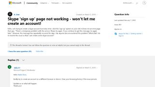 
                            6. Skype 'sign up' page not working - won't let me create an ...