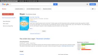 
                            10. Skype: The Definitive Guide - Google Books-Ergebnisseite