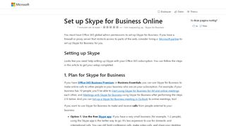 
                            9. Skype voor Bedrijven Online instellen | Microsoft Docs