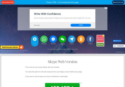 
                            3. Skype Web Version | Messenger For Web