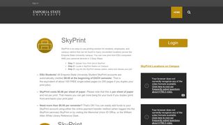 
                            1. SkyPrint - sky.emporia.edu - Emporia State University