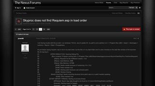 
                            10. Skyproc does not find Requiem.esp in load order - Page 13 - File ...