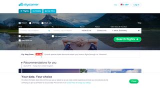 
                            11. Skyscanner: Compare Cheap Flights, Hotels & Car Hire