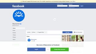 
                            3. Skyscanner - Home | Facebook