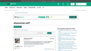 
                            12. skyscanner.net? - Air Travel Forum - TripAdvisor