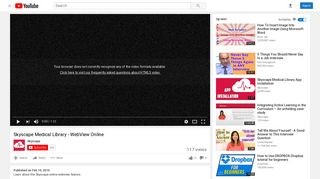 
                            4. Skyscape Medical Library - WebView Online - YouTube