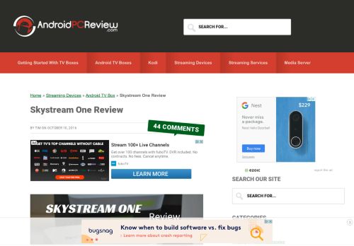 
                            7. SkyStream Live TV Service Review - AndroidPCReview