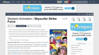 
                            10. Skysurfer Strike Force (Western Animation) - TV Tropes