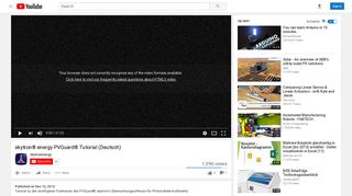 
                            10. skytron® energy PVGuard® Tutorial (Deutsch) - YouTube
