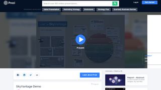 
                            11. SkyVantage Demo by Jason Williams on Prezi