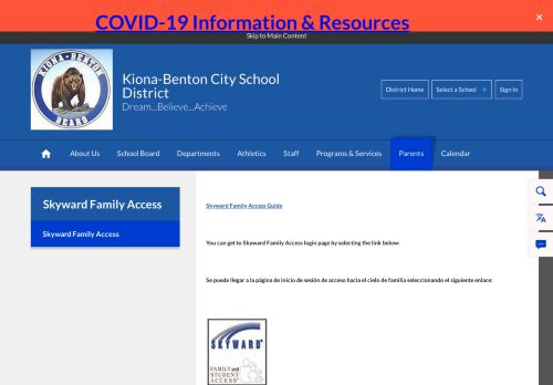 
                            5. Skyward Family Access - Kiona-Benton City School District