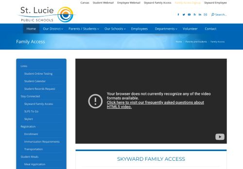 
                            7. Skyward Family Access - St Lucie Public Schools