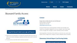 
                            12. Skyward Family Access - Wayzata Public Schools