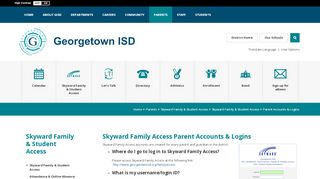 
                            10. Skyward Family & Student Access / Parent Accounts & Logins