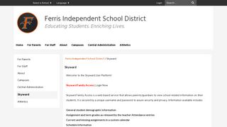 
                            9. Skyward - Ferris Independent School District