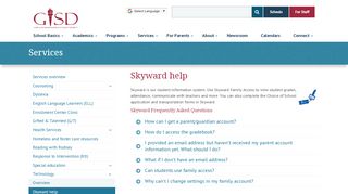 
                            12. Skyward help | Garland Independent School District