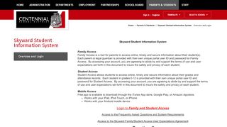 
                            5. Skyward Student Information System / Overview and Login