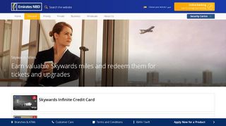 
                            10. Skywards Miles Credit Card Rewards | Emirates NBD Bank