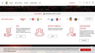 
                            4. SL Benfica: Site Oficial do Sport Lisboa e Benfica