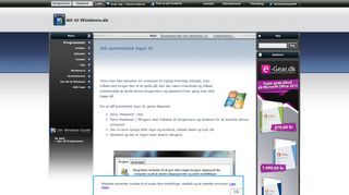 
                            1. Slå automatisk login til - Alt-til-Windows.dk