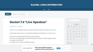 
                            2. Slackel 7.0 “Live Openbox” | Slackel Linux Distribution