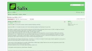 
                            9. Slackel Live KDE 4.14.3 - Salix OS