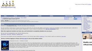 
                            6. slackware login at start up????? - LinuxQuestions
