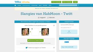 
                            8. Slangies van HabMoon - Twitt - Support Campaign on Twitter | Twibbon