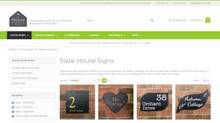 
                            12. Slate House Signs - The House Nameplate Company