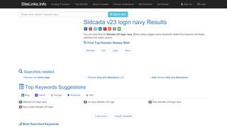 
                            12. Sldcada v23 login navy Results For Websites Listing - SiteLinks.Info